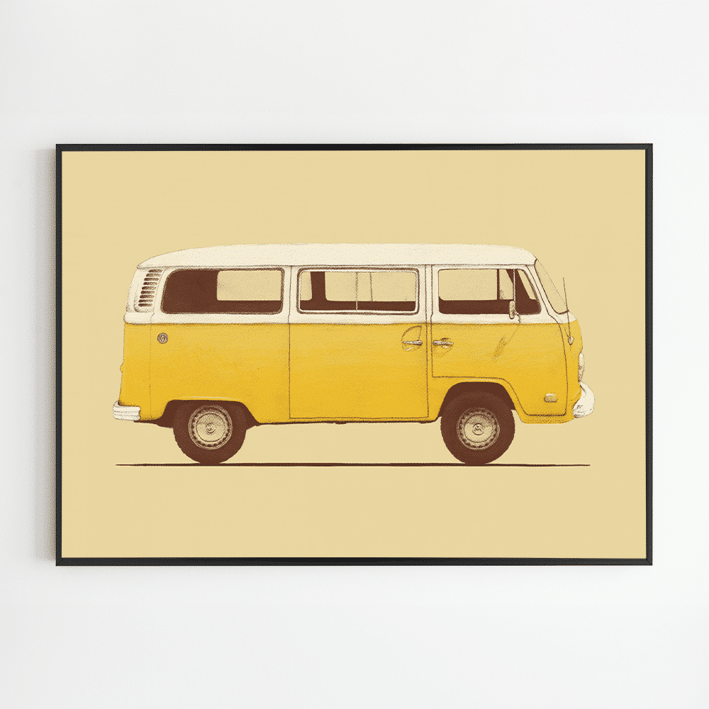 Affiche - Yellow Van