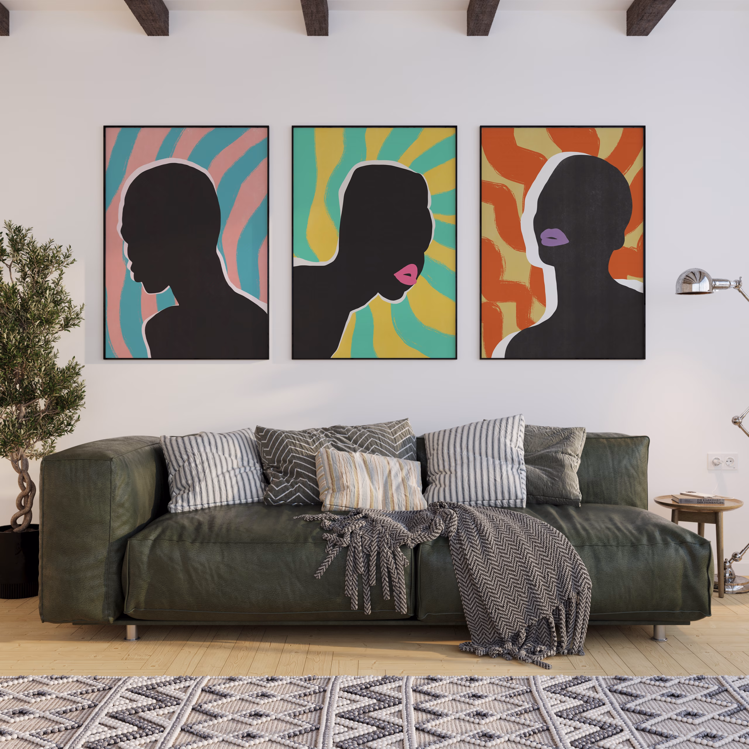 Poster Trio - Neon, Summer, Sun Series