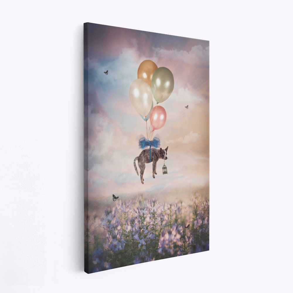 Toile - Whiskers' Whimsical Journey