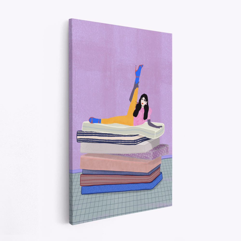 Toile - Raise your leg up to your head