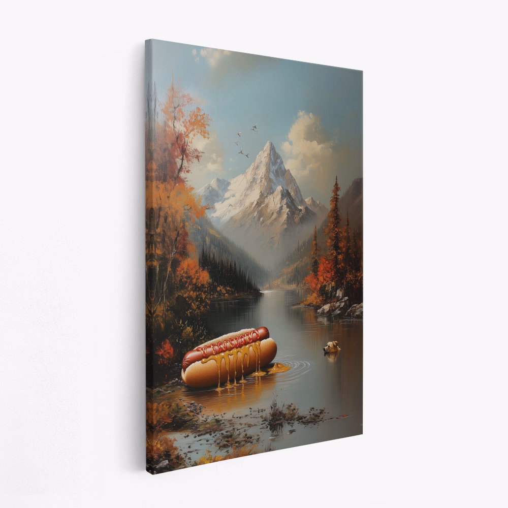 Toile - Floating Dogs