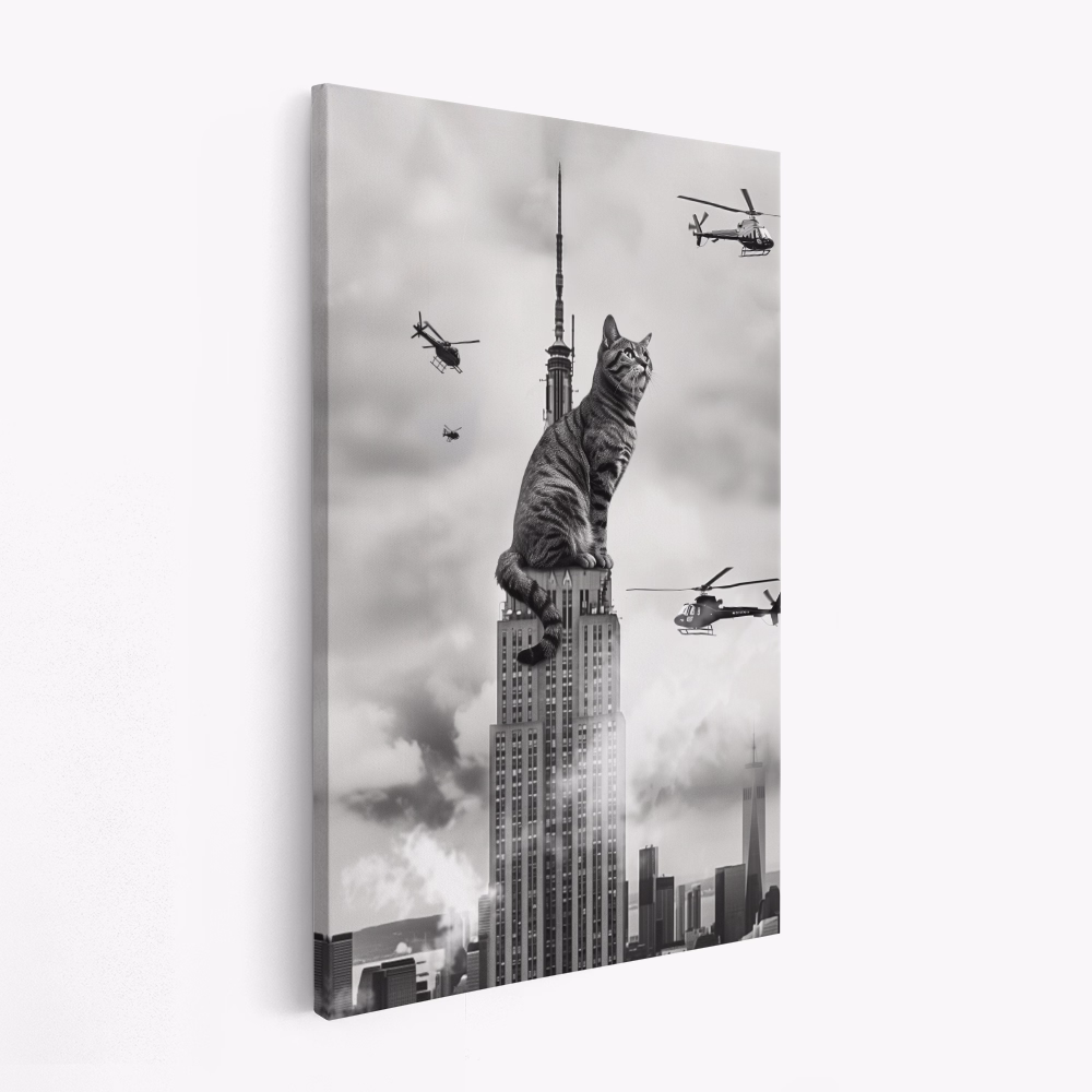 Toile - Cat on top
