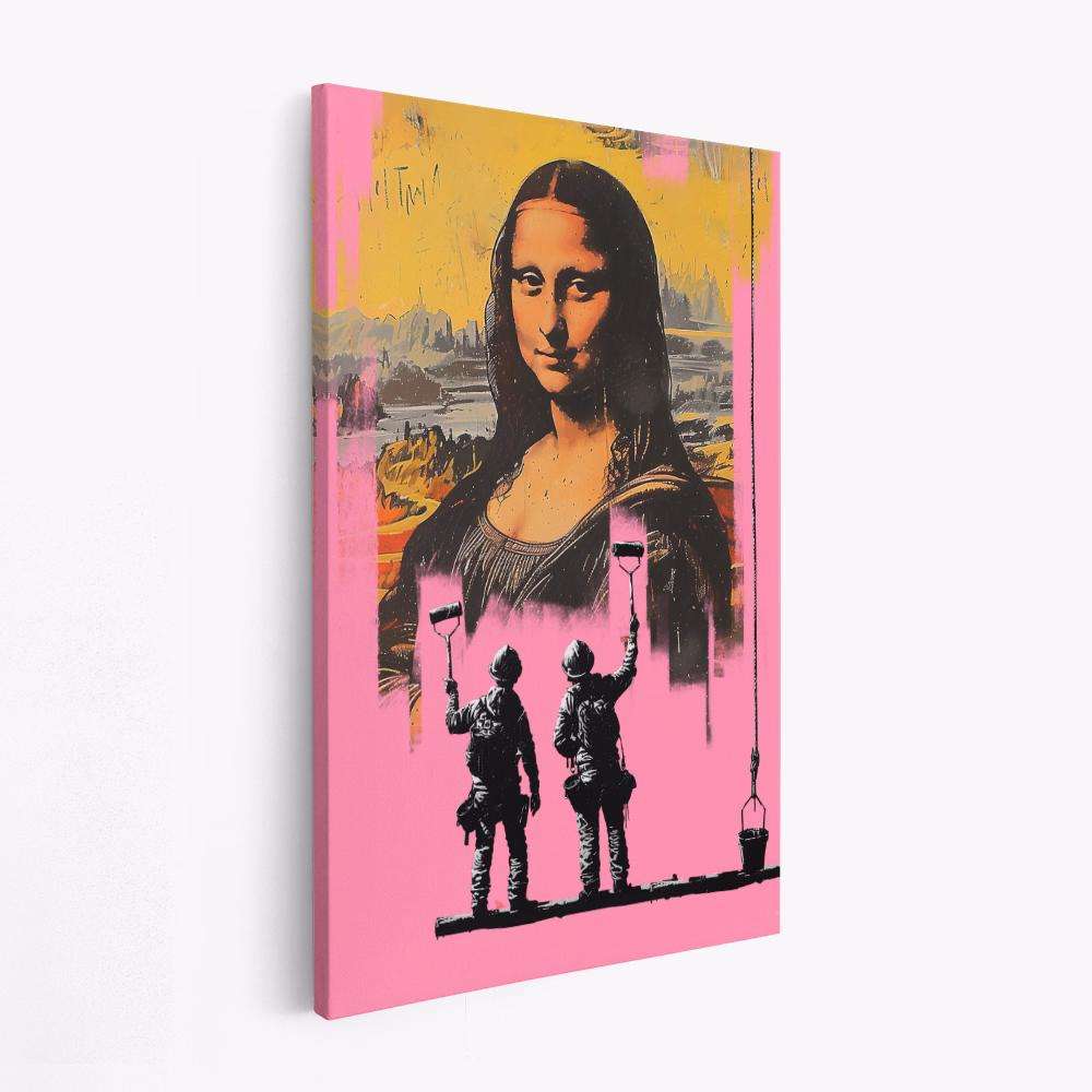 Toile - Pink Monalisa