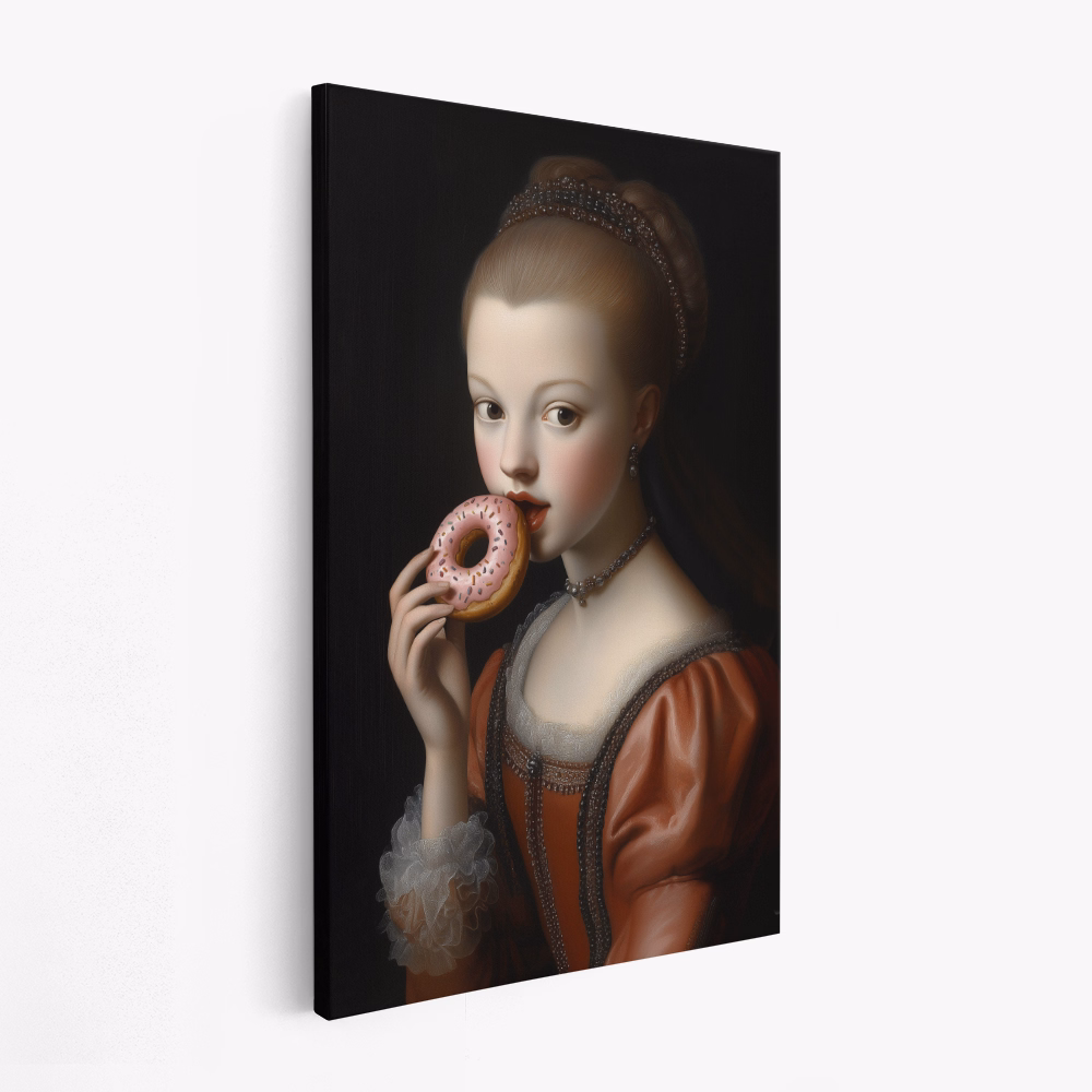 Toile - A Woman in Elegant Renaissance Attire