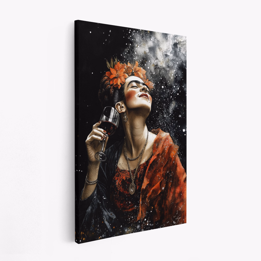 Toile - Frida and wine