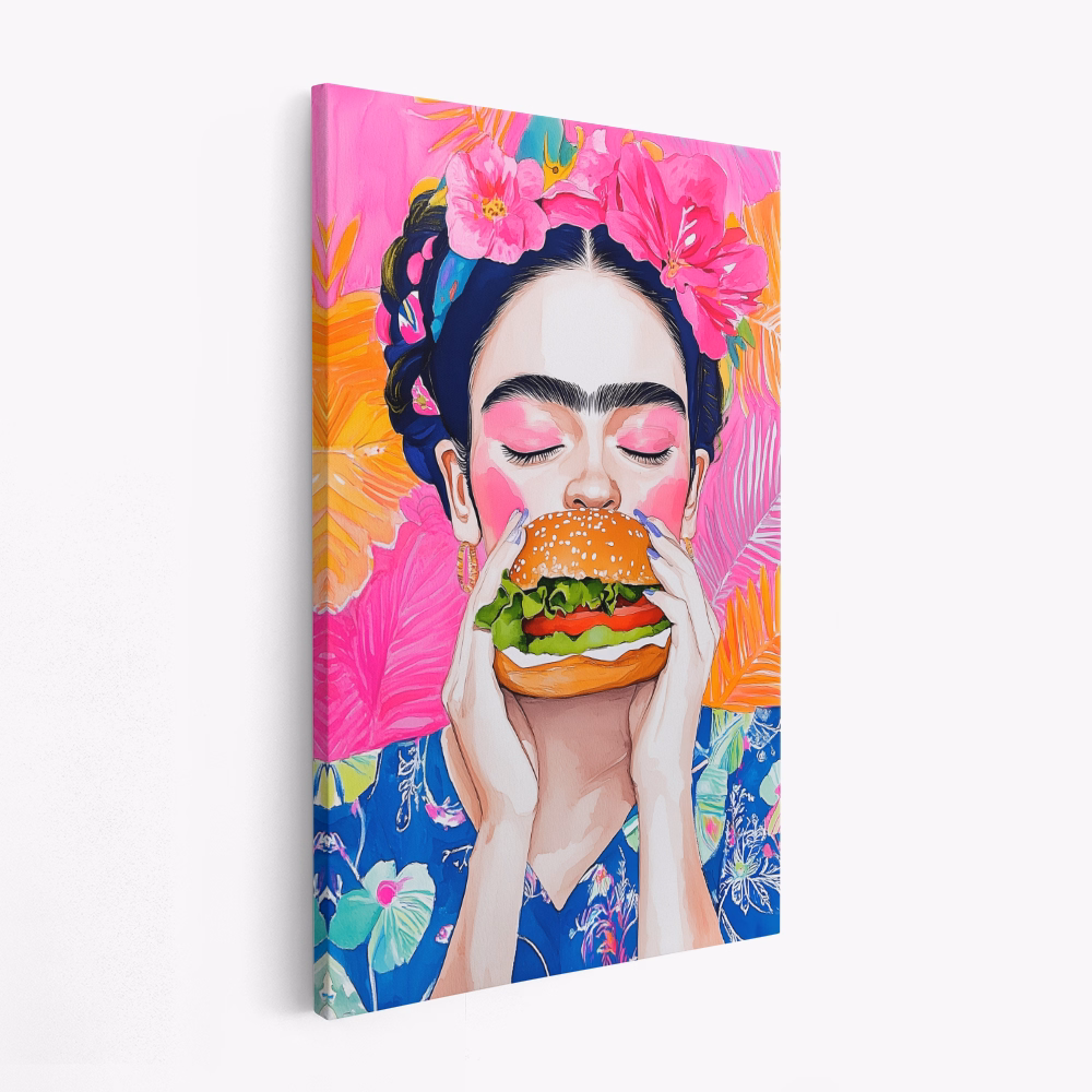Toile - Frida Eating