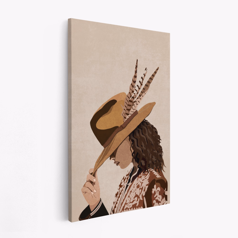 Toile - Feathered Elegance