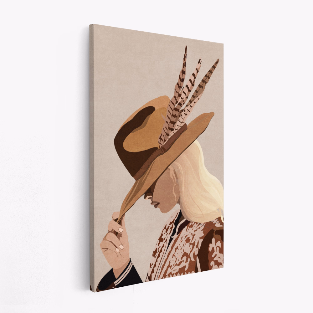 Toile - Feathered Elegance